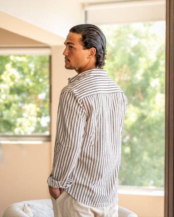 ClassyChap Gentlemen’s Striped Shirt