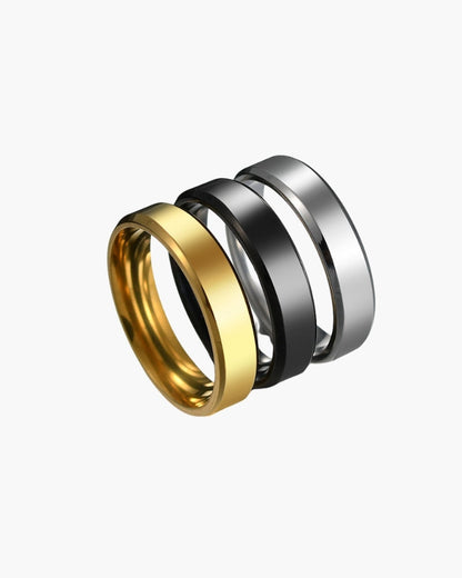 ClassyChap Trinity Steel Ring